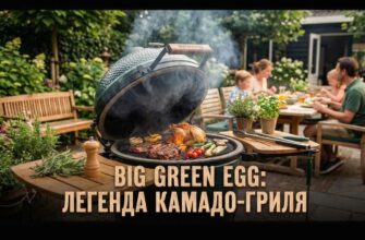 гриль Big Green Egg камадо для барбекю